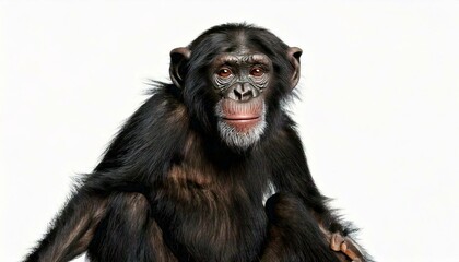 Fototapeta premium Young Chimpanzee, Simia troglodytes, 5 years old,