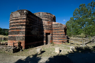 Italy, Sardinia, Sassari, Siligo, The Byzantine church of the VII - IX AD of Our Lady of Mesumundu dedicated to Santa Maria di Bubalis