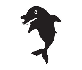 dolphin fish vector cartoon art