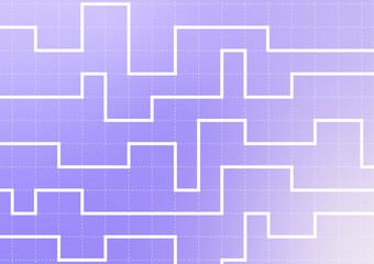 Graphic presentation square art purple background