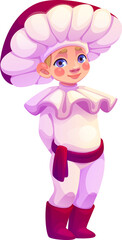 Boy in Mushroom Costume
