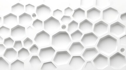 Fototapeta premium Metallic Hexagonal Grid Pattern