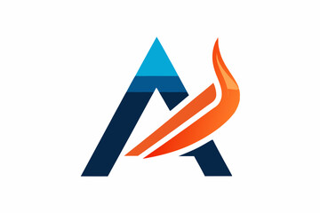 alphabet letter a logo 