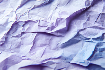 Fototapeta premium Crumpled purple paper texture background