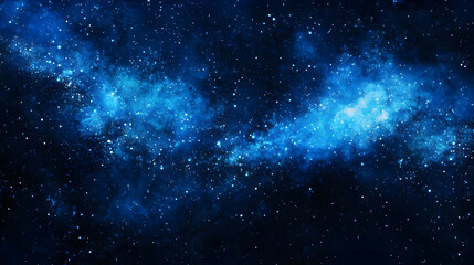 Abstract Background Illustration - Deep Space Nebula, Stars, and Cosmic Dust