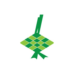 ketupat icon, icon of the month of Ramadan