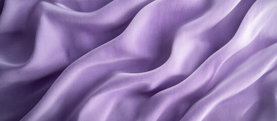 Obraz premium Light purple gray quilted microfiber fabric with a wavy texture creates a soft and fluffy backdrop ideal for design use and cozy aesthetics.
