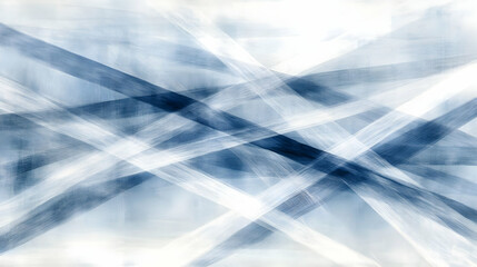 Abstract Background Illustration - Blue and White Intersecting Lines