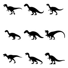 Dinosaur Silhouette Set.ai