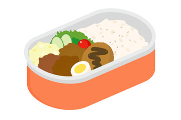唐揚げとコロッケのお弁当