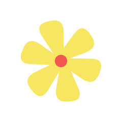 Flower icon vector. Garden illustration sign. Flora symbol or logo.