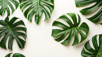 Lush Green Monstera Leaves for Your Home Decor