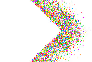 Colorful background with colored dots with space for text