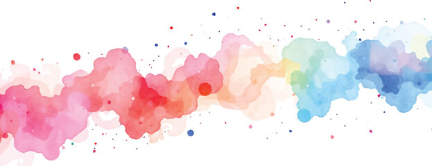 Obraz premium Holi colorful abstract liquid watercolor background with artistic, paint, splashes, grunge, splatter, texture, powder, Artwork for creative banner, card, template, effect, ink, blot design vector