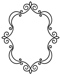 Decorative vintage framesframe with ornament