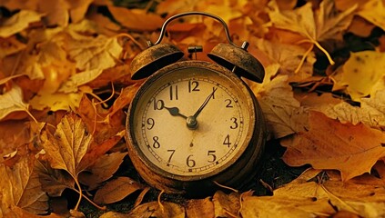 A clock with the hands on the numbers 3 and 9