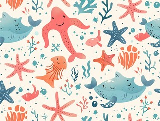 Abstract seamless pattern