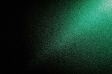 Black dark deep emerald malachite jade green white abstract background. Gradient. Noise grain...