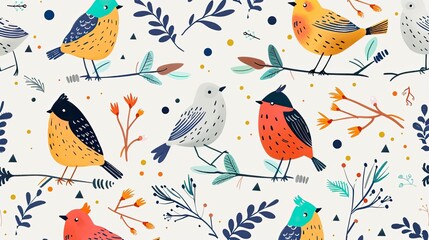 Abstract seamless pattern