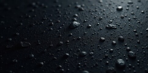 Fototapeta premium Fine scratches, matte black, reflective sheen, scratched black metal, abstract texture