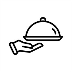 Food Serving Icon set illustration design on white background