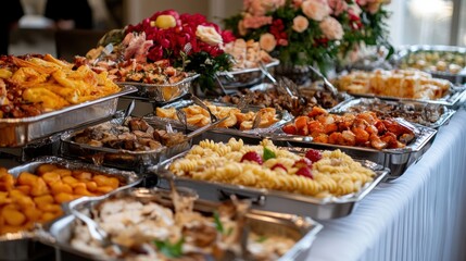 Lavish Buffet Spread: A Feast for the Senses