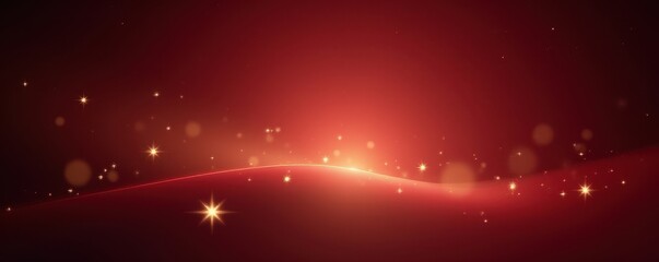 Elegant Christmas card background; soft glow, many stars, one bright streak , winter, holiday, gold