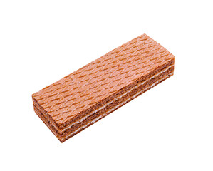 Delicious rectangular wafer dessert with a crunchy texture and rich chocolate flavor, perfect for snacking