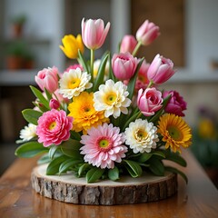 Enchanting Spring Blooms A Masterpiece in Reflection and Focus Stacking