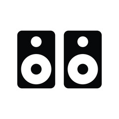 Stereo Speaker icon vector stock illustration