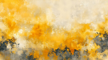 Abstract Background - Golden Yellow and Grey Texture Illustration