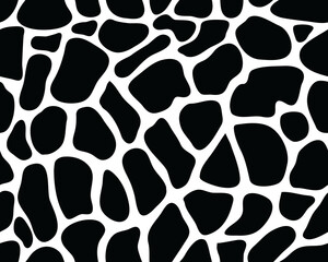 Seamless pattern of giraffe skin