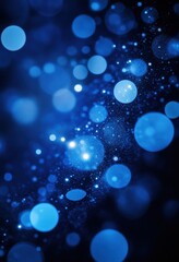 A blue background with many small blue circles