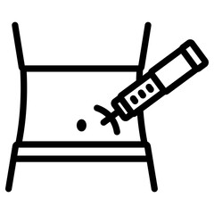 당뇨 인슐린 복부 주사 아이콘