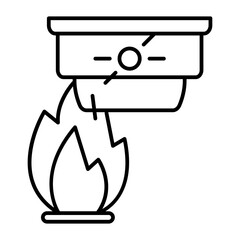 Flame detector icon