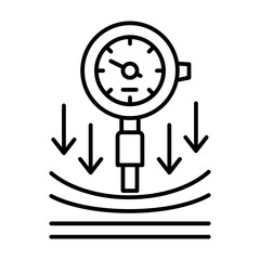 Pressure sensor icon