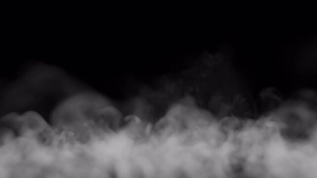 4K Wave of smoke with alpha channel. Ideal for compositing, motion graphics, and cinematic visual effects.