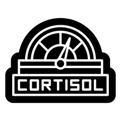 Cortisol Hormone Symbol