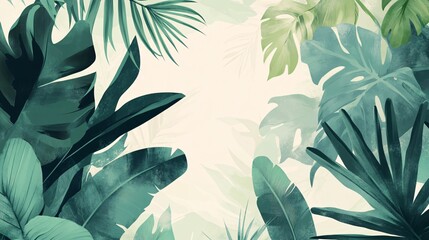 Stylish Botanical Poster Design Template with Minimalist Touch for Trendy Home Decor