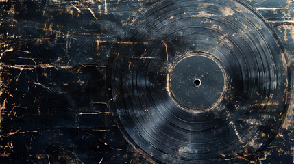 Old vintage paper cover overlay vertical frame with worn rough grunge effect. Retro vinyl album distressed and scratch rectangle mockup template design. Dirt and dust photo texture graphic filter set