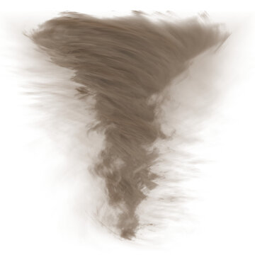 Beige dust devil swirling desert sandstorm, arid landscape background, weather graphic