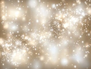 A blurry image of a starry night sky with a lot of white and gold colors