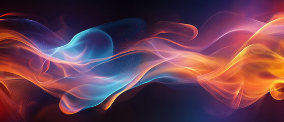 Obraz premium Vibrant abstract fire sparks create dynamic banners for creative projects