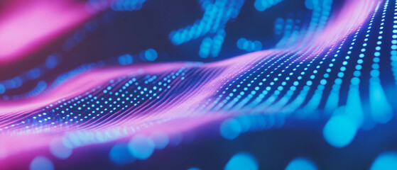 Vibrant glowing music equalizer background for dynamic audio branding displays