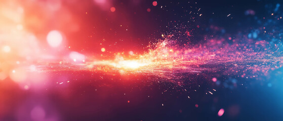 Fototapeta premium Mesmerizing abstract background of light reflections in vibrant colors and dynamic patterns