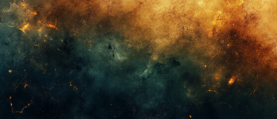 Obraz premium Abstract display features transparent spark layers merging with golden tones and textures