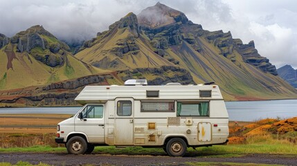Exploring scenic landscapes while living as a modern nomad in a van