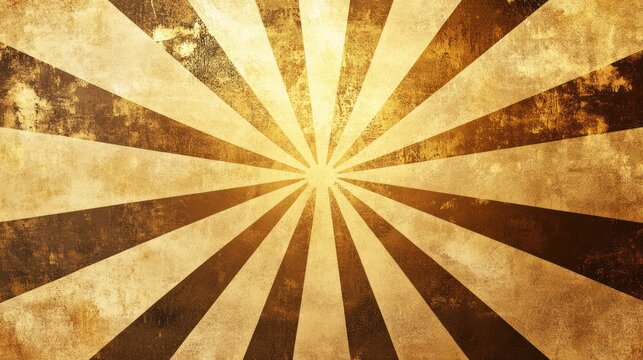 Grunge gold sunburst texture background design