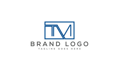 letter TM logo design vector template design for brand.