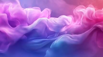 Obraz premium Abstract colorful swirls, flowing fabric texture, vibrant background, design element